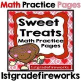 Sweet Treats Math Practice Activities