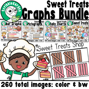 Preview of Sweet Treats 3 Category Graphs Bundle Plus