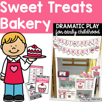 Preview of Sweet Treats Bakery: Preschool Dramatic Play Printables - Bakery Pretend Play