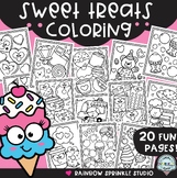 Sweet Treats Coloring Pages!