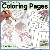 Sweet Treats Coloring Pages - 15 Large Designs for Little 