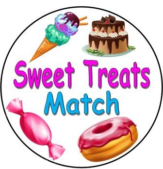 Preview of Sweet Treats Match Card Game Printable - 31 Cards