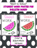 Sweet Work Coming-- Watermelon Bulletin Board Decorations