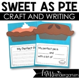 Thanksgiving Craft Sweet as Pie Craft and Writing Templates