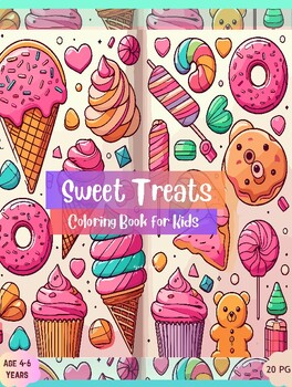 Preview of Sweet Treats coloring book