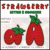 Sweeten Your Space: Creative Strawberry Craft Letters and 