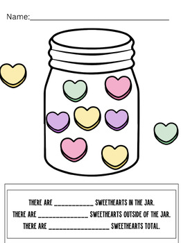 Preview of Sweetheart Addition and Subtraction