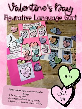 Preview of Sweetheart Figurative Language 
