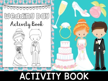 Preview of Sweeties Wedding Day Activity Book