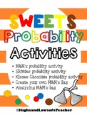 Sweets Probability Activities (chocolate, candy, M&Ms, Ski