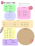 Sweets Themed Daily Report Sheet