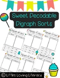 Sweets Themed Decodable Digraph Word Sorts