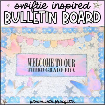 Preview of Swiftie Inspired Bulletin Board and Activities