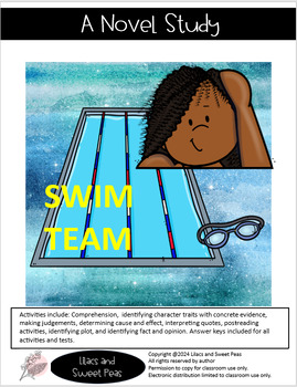 Preview of Swim Team- Graphic Novel Study