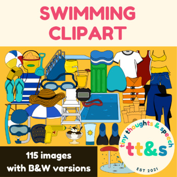 clip art summer swimming