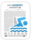 Swimming Wordsearch (Physical Education)
