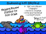 Swimming into Second Grade ~ 1st Grade Reading Review Stations