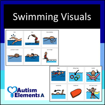 Swimming visuals by Special Needs Special Ways | TPT
