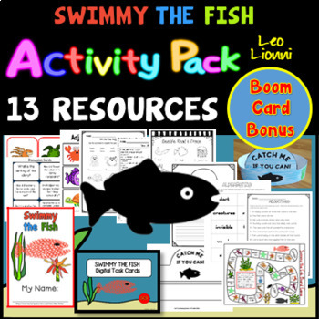 Preview of Swimmy the Fish 13 Resource Pack with Boom Card Bonus