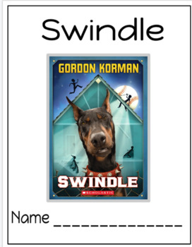 Preview of Swindle Comprehension Book Packet