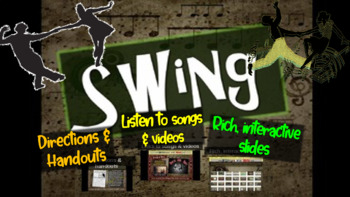 Preview of Swing: A comprehensive & engaging Music History PPT (links, handouts & more)