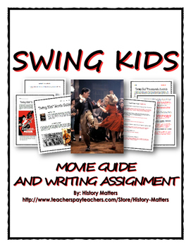 Preview of Swing Kids - Movie Guide, Assignment and Key (World War II)