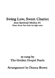 Swing Low, Sweet Chariot from Spiritual Medley # 1-SATB-hi