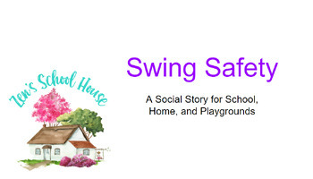 Preview of Swing Safety Social Story