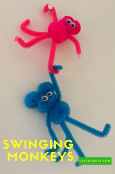Preview of Swinging Monkeys Craft