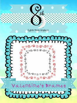 Preview of Swirly Heart Frames