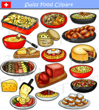 Preview of Swiss Food Clipart