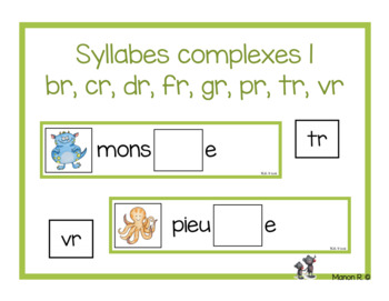 Preview of Syllabes complexes