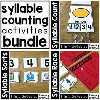Preview of Syllable Activities BUNDLE