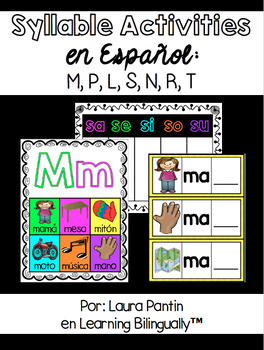 Syllable Activities M P L S N R T By Learning Bilingually