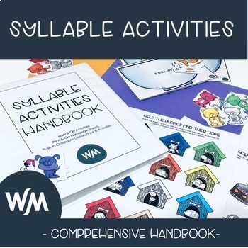 Preview of Syllable Activities Speech Therapy Handbook