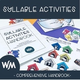 Syllable Activities Speech Therapy Handbook