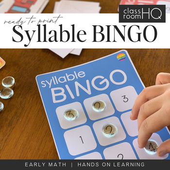 Preview of Syllable BINGO Game