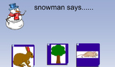 Syllable Blending Snowman Says
