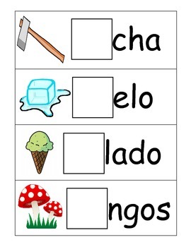 Syllable Center in Spanish (HaHeHiHoHu) by La Maestra B | TpT