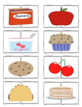 Syllable Centers (Set Two - Food Items) by Ms Makinson | TpT