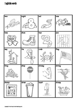 free worksheets for syllable clapping kindergarten