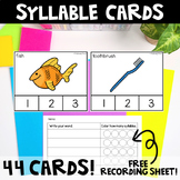 Syllable Clip Cards | LOW PREP!