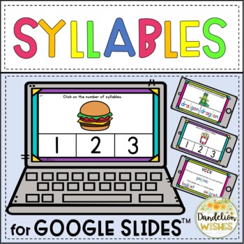 Preview of Syllable Count and Division for Google Slides