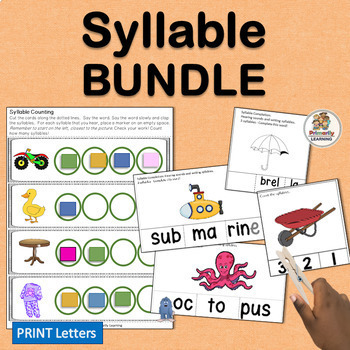 Preview of Syllable Counting Activities Mega-BUNDLE aligns with the Science of Reading