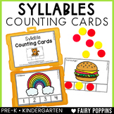 Counting Syllables Cards Phonological Awareness Activities