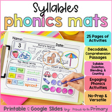 Syllable Counting & Division Worksheets, Decodable Passage