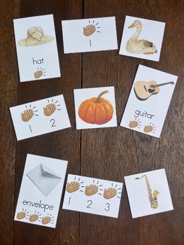 Preview of Syllable Counting & Sorting Cards