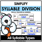 Syllable Dividers for 2, 3, and 4 Syllable Words | SOR