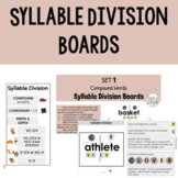 Syllable Division Boards - Google Slides