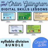 Syllable Division Digital Lesson Bundle!! Rabbit Tiger Cam